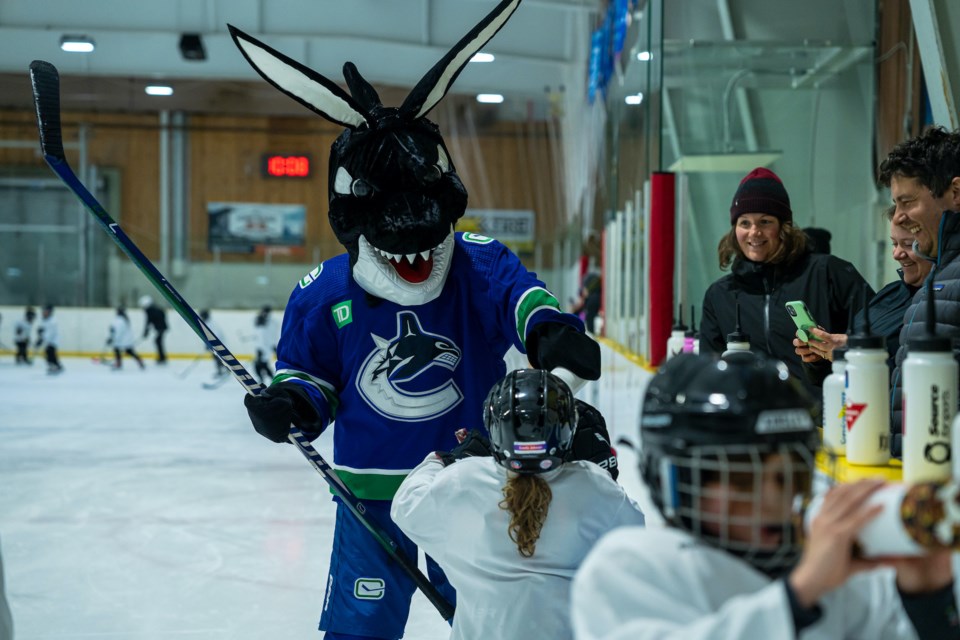 Vancouver Canucks Mascot - Fin the Whale