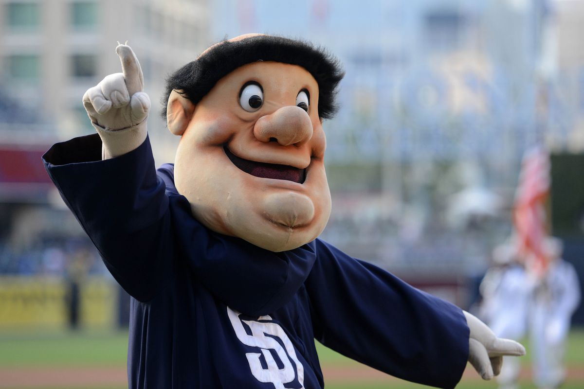The Story  of Swinging Friar - San Diego Padres Mascot